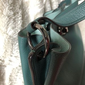 coach charlie bucket bag dark turquoise